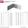 Крепежный угол ЗУБР "МАСТЕР" равносторонний, 50х40х40мм, 50 шт 310205-050-040 купить в Нягани