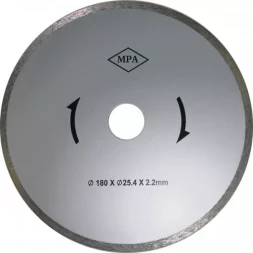 Круг алмазный ф180х25,4х2,2  К-463 1/50 25501