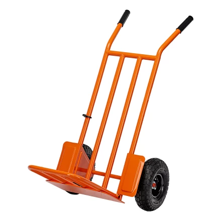 Тележка ручная 2-х колесная Сибртех 69301, облегченная, г/п 150кг, откидная платформа 430х355мм купить в Нягани