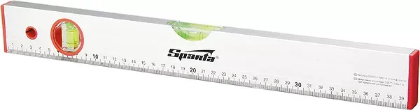 Уровень алюминиевый 1800 мм 2 глазка линейка  SPARTA 35118 купить в Нягани