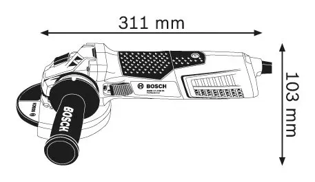 Шлифмашина BOSCH УШМ GWS 19 - 125 СI купить в Нягани