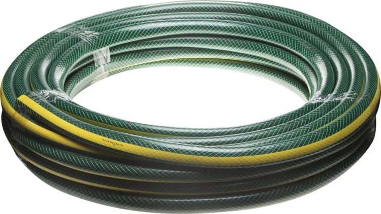 Шланг GRINDA "STANDARD" поливочный, 10 атм., армированный, 3-х слойный, 1"х25м 429000-1-25 купить в Нягани