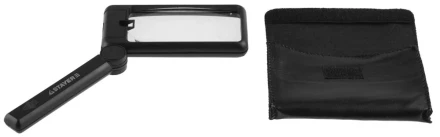 Лупа STAYER &quot;MASTER&quot; складная с подсветкой для чтения, 2-х/8-и кратное увеличение, размер линзы 100х50мм 40526 купить в Нягани