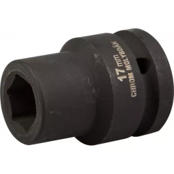 Торцовая головка KRAFTOOL "INDUSTRIE QUALITAT" ударная (3/4"), FLANK, Cr-Mo, фосфатированная, 17 мм 27945-17_z01