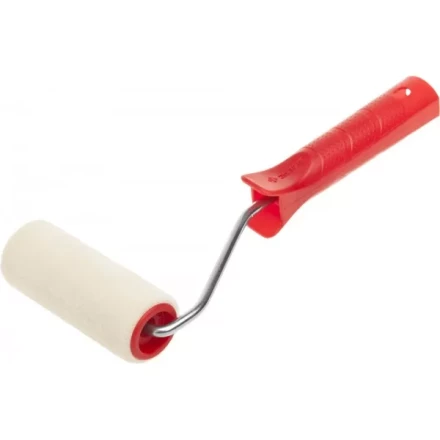 МИДИ-валик ЗУБР ЭКСПЕРТ &quot;ВЕЛЮР&quot;, 100% шерсть, ворс 4мм, ручка 6мм, d=32/100мм 03535-10 купить в Нягани