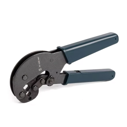 Пресс-клещи КВТ HT-106E для опрессовки F и BNC разъемов на коаксиальный кабель RG-58, RG-6, RG-11, RG-213 (85138) купить в Нягани