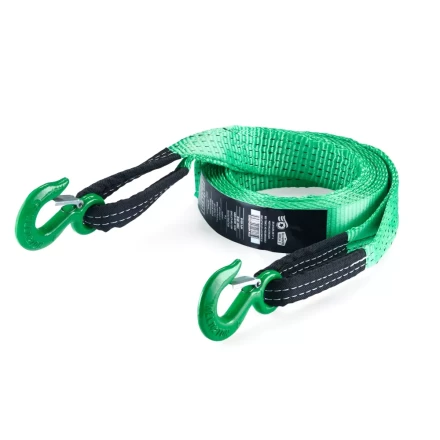 Трос буксировочный HITCH REGULAR масса авто 25т разрывная 75т 50м лента 50мм крюк-крюк (SZ071507) купить в Нягани