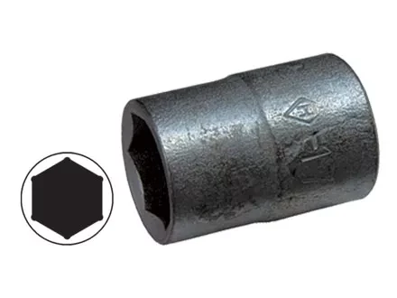 Головка торцевая, 6-гранная, 12 мм, CrV, оцинкованная  SPARTA 136165 купить в Нягани