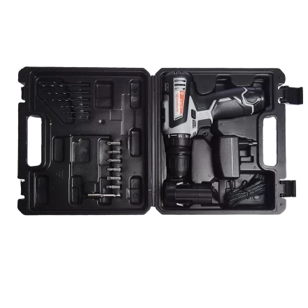 Аккумуляторная дрель-шуруповерт со съемным патроном ИНТЕРСКОЛ ДА-12ЭР-02 КОМБИ Li-ion (2 х 1,5Ач) купить в Нягани