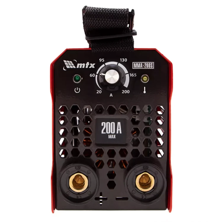 Инверторный аппарат дуговой сварки MMA-200S, 200 А, ПВ60%, диаметр электрода 1,6-5 мм MTX 94391 купить в Нягани