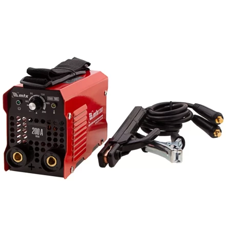 Инверторный аппарат дуговой сварки MMA-200S, 200 А, ПВ60%, диаметр электрода 1,6-5 мм MTX 94391 купить в Нягани