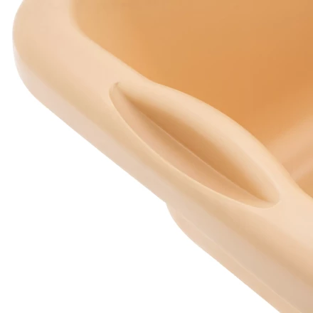 Таз пластмассовый прямоугольный 25 л, бежевый, Home Palisad 929925 купить в Нягани