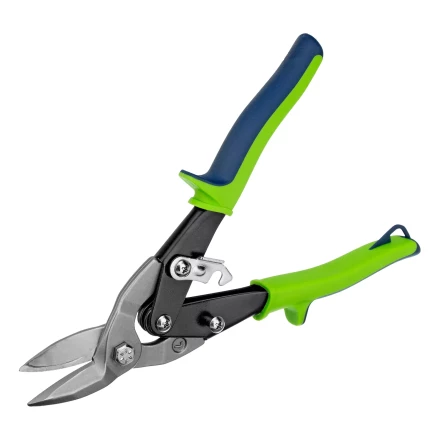 Ножницы по металлу, Сибртех 250 мм, левый рез, сталь С55, двухкомпонентные рукоятки, 78338 купить в Нягани