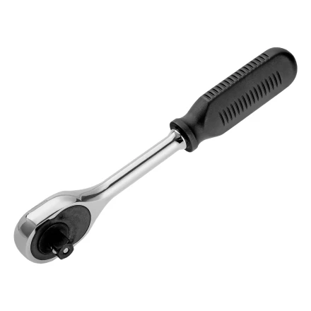 Ключ-трещотка 1/2&quot;, 45 зубьев, с быстрым сбросом, CrV, хром// Сибртех 14004 купить в Нягани