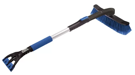 Щетка-сметка для снега со скребком  телескопическая БАРС 55324 купить в Нягани