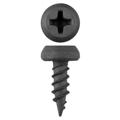 Саморезы ЗУБР "МАСТЕР" фосфатированные, для крепления лист. металла до 0.9мм, полуцилиндр. головка, 3.5x11мм, 22000шт 4-300110-35-11