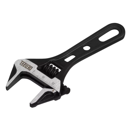 Ключ разводной 115 мм Denzel, CrV, кованый, укороченная рукоятка 15751 купить в Нягани