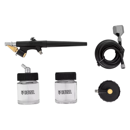 Аэрограф с нижним бачком Denzel AB2, 0,8 мм, 22 мл, 11 л/мин 57311 купить в Нягани