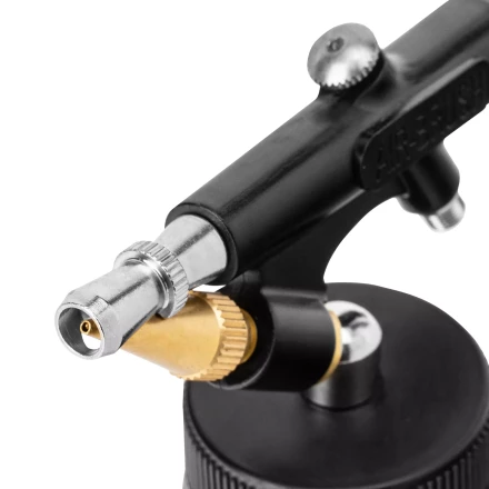 Аэрограф с нижним бачком Denzel AB2, 0,8 мм, 22 мл, 11 л/мин 57311 купить в Нягани