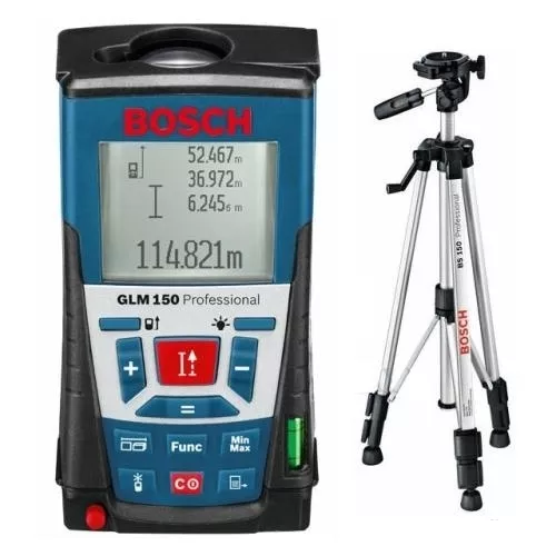 Лазерный дальномер Bosch GLM 250 + штатив BS 150 купить в Нягани