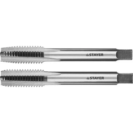 Комплект метчиков STAYER &quot;MASTER&quot;, сталь 9ХС, М12х1,5, 2 шт 28025-12-1.5-H2 купить в Нягани