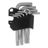 Набор ключей имбусовых Torx-Tempered, TT10-50, CrV, 9 шт. Сибртех 123707 купить в Нягани
