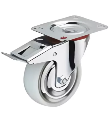 Колесо поворотное полипропилен SRCnb 55 125 мм с тормозом (F) 1041610 купить в Нягани