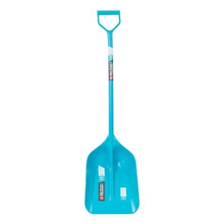 Лопата для уборки снега Palisad 61795, полипропилен, 330х490х1265 мм, цельнолитая конструкция, LUXE купить в Нягани