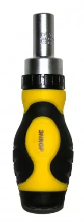 Отвертка короткая реверсивная со вставками 1/4 8 предетов Энкор 19860 купить в Нягани