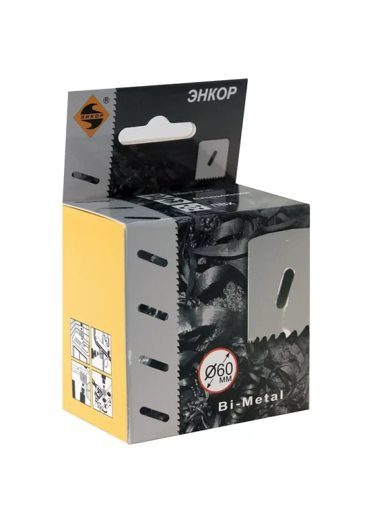 Коронка Bi-Metal Ф60 мм М3 Энкор 24160 купить в Нягани
