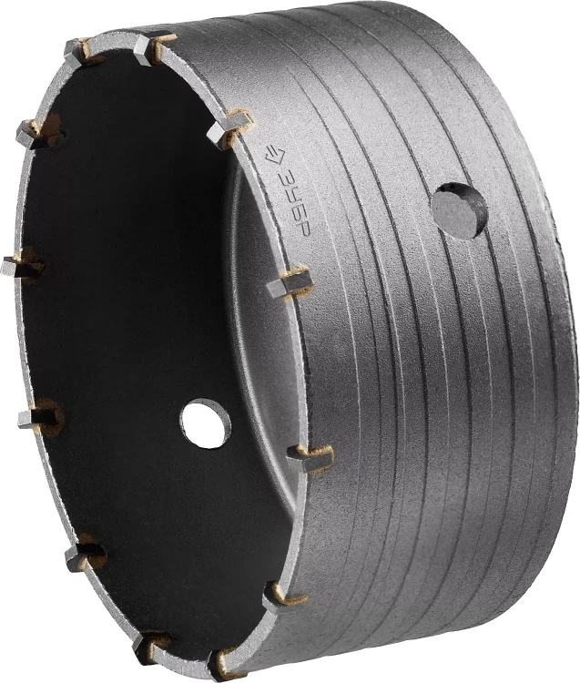 Коронка по бетону ЗУБР "ПРОФЕССИОНАЛ" без державки, 125 мм, резьбовая посадка коронки М22 29180-125 купить в Нягани