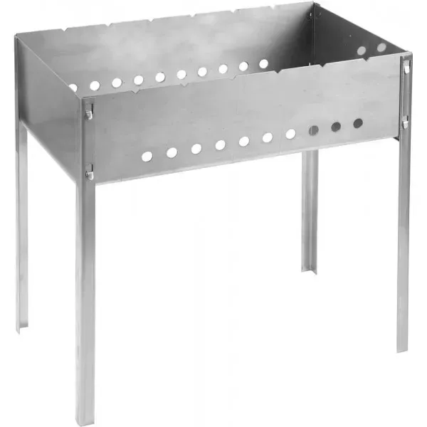 Мангал GRINDA "BARBECUE", нержавеющая сталь, толщина 1,5мм, 500х300х500мм 427784 купить в Нягани