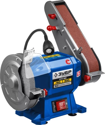 ЗУБР d 150, 50x686 мм лента, 300 Вт, заточной станок с шлифовальной лентой, Профессионал (ПТЛ-150) купить в Нягани