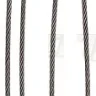 Строп канатный четырехветвевой 4СК 6.3 т L=2 м Звено РТ-3 с кч din 3.0 т канат din опрессовка купить в Нягани