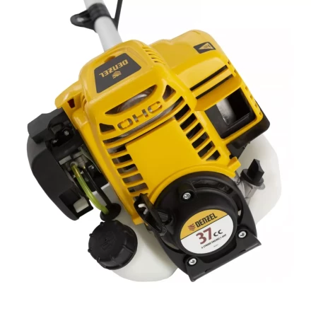 Триммер бензиновый DTL-37-4T, 4-тактный, 37 см3, неразъемная штанга, состоит из 2 частей Denzel 96267 купить в Нягани