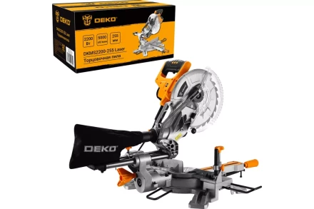 Пила торцовочная DEKO DKMS2200-255 Laser, 063-4218 купить в Нягани