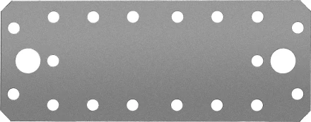 ЗУБР КП-2.5, 140 x 55 x 2.5 мм, цинк, крепежная пластина (31023-140) купить в Нягани