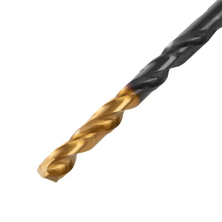 Сверло по металлу, 3,8 мм, HSS-Tin, Golden Tip, 10 шт. Denzel 717208 купить в Нягани
