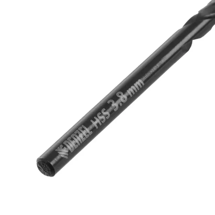 Сверло по металлу, 3,8 мм, HSS-Tin, Golden Tip, 10 шт. Denzel 717208 купить в Нягани