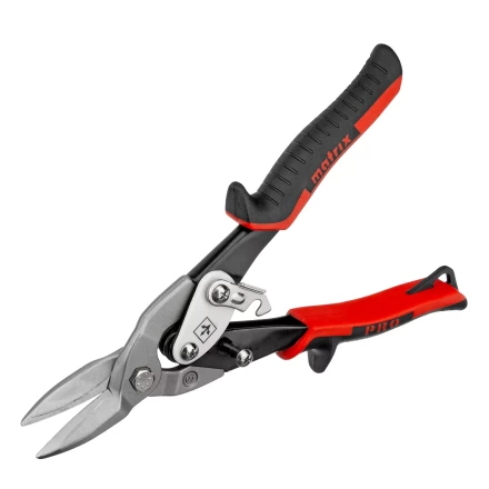 Ножницы по металлу Matrix, 250 мм, прямой рез, сталь CRMO, двухкомпонентные рукоятки, PRO 78322 купить в Нягани