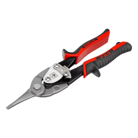 Ножницы по металлу Matrix, 250 мм, прямой рез, сталь CRMO, двухкомпонентные рукоятки, PRO 78322 купить в Нягани