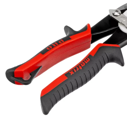 Ножницы по металлу Matrix, 250 мм, прямой рез, сталь CRMO, двухкомпонентные рукоятки, PRO 78322 купить в Нягани