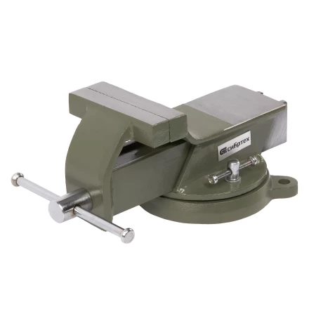 Тиски слесарные Сибртех 18618, 100 мм, стальные, поворотные купить в Нягани