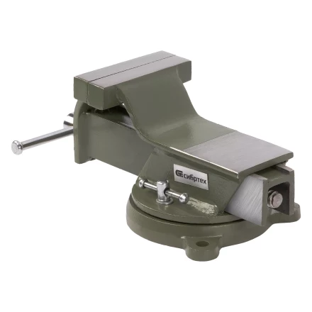 Тиски слесарные Сибртех 18618, 100 мм, стальные, поворотные купить в Нягани