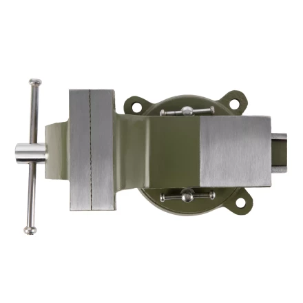 Тиски слесарные Сибртех 18618, 100 мм, стальные, поворотные купить в Нягани