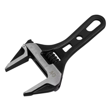 Ключ разводной Denzel 135 мм, CrV, кованый, укороченная рукоятка 15752 купить в Нягани