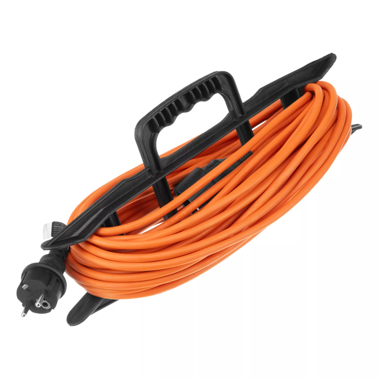 Удлинитель-шнур силовой Denzel 37406 Garden Series, ПВС, 20м, 1 розетка 3 x 1 мм, 3 м купить в Нягани