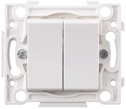 Выключатель СВЕТОЗАР двойной SV-55230-2 купить в Нягани