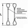 Строп канатный одноветвевой 1СК 1 т L=7.5 м заплет купить в Нягани
