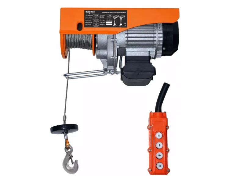 Мини электрическая таль комбинированная Magnus-Profi MEH, 600/1200 кг, 6/12 м, 220В купить в Нягани